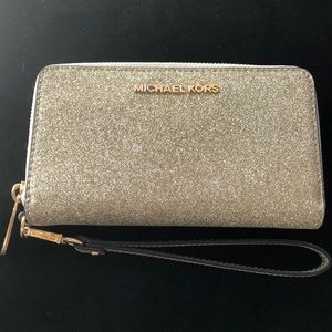 Michael Kors Glitter Wallet Clutch
